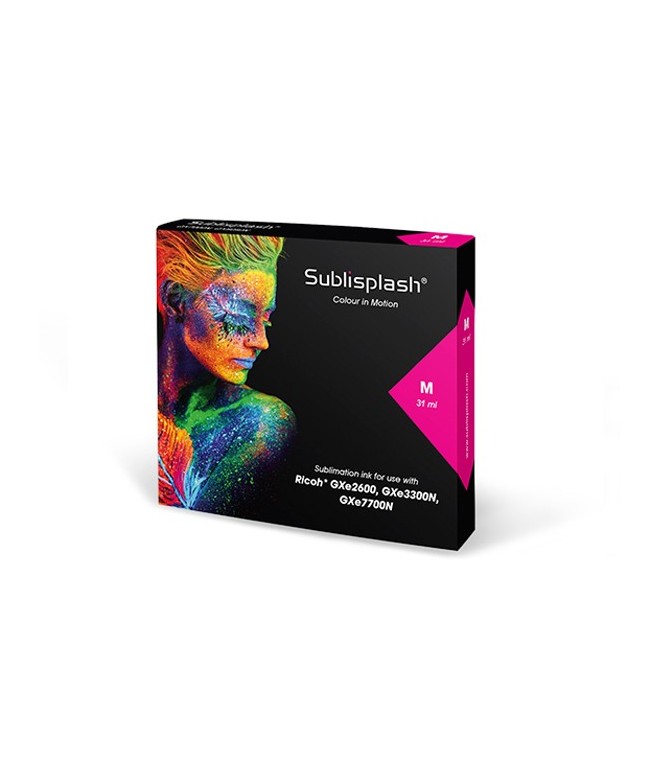 CARTUCHO SUBLISPLASH PARA RICOH GXe3300N MAGENTA 31 ml.