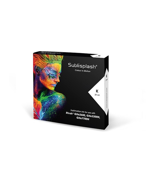 CARTUCHO SUBLISPLASH PARA RICOH GXe3300N BLACK 31 ml.