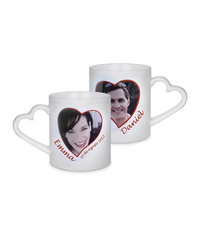 TAZAS "LOVE" DOBLE